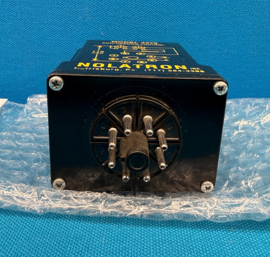 Nolatron Model 3370 Anti Tiedown Control Module 115VAC 10A Industrial Relay
