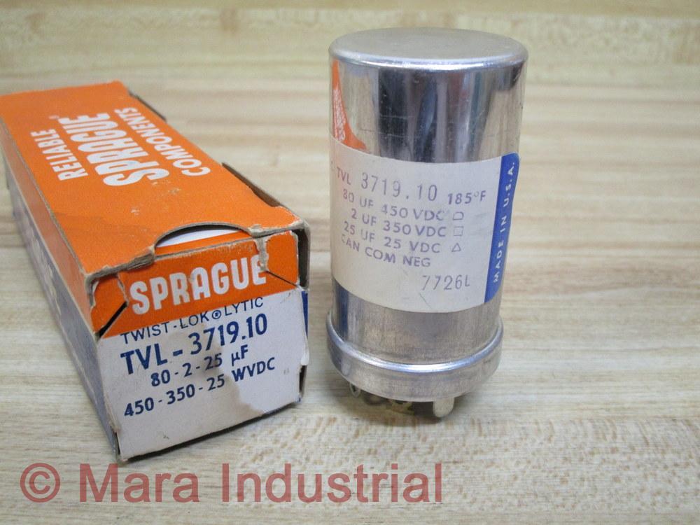 Sprague TVL3719.10 Capacitor TVL-3719.10