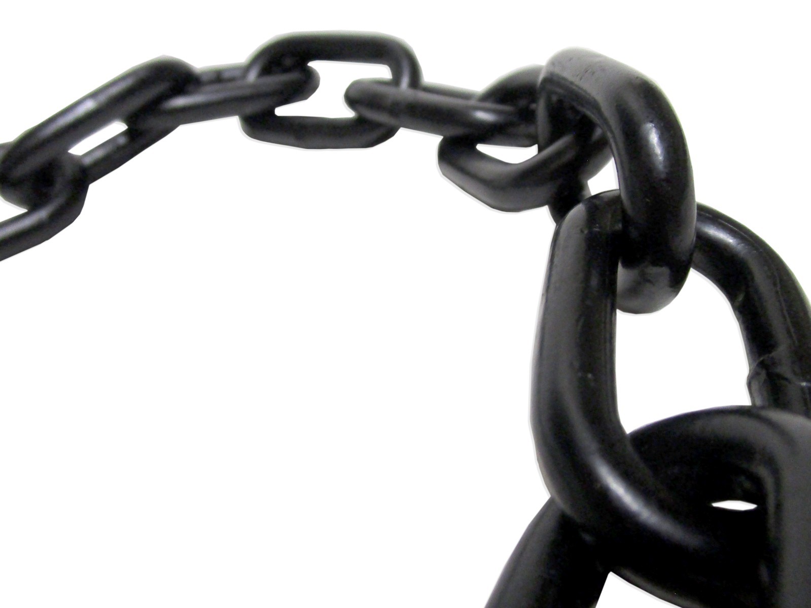 3/16″ Black Powder Coated Chain Grade 30 Proof Coil 50 FT Bulk Fence Swing Gate
