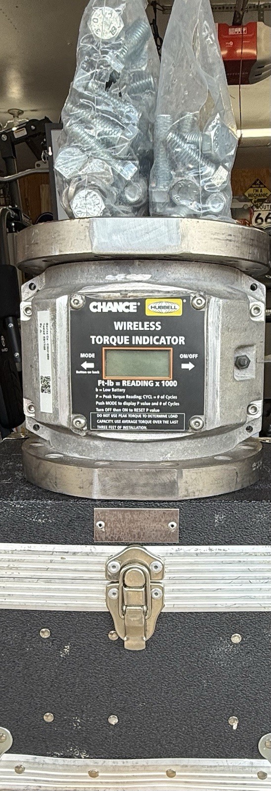Hubbell Chance Digital Wireless Torque Indicator Smart App Connectivity C3031836