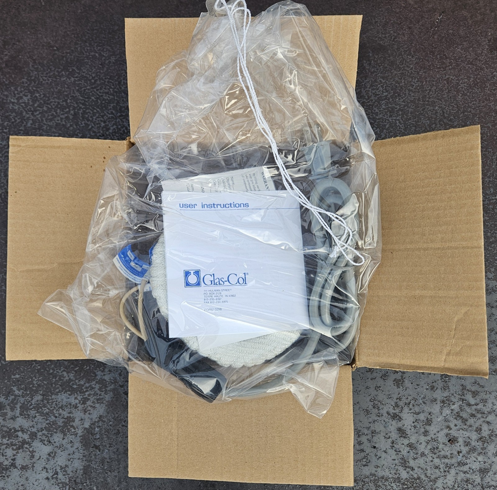 NEW GLAS-COL 100A O406 HEATING MANTLE 500 ML