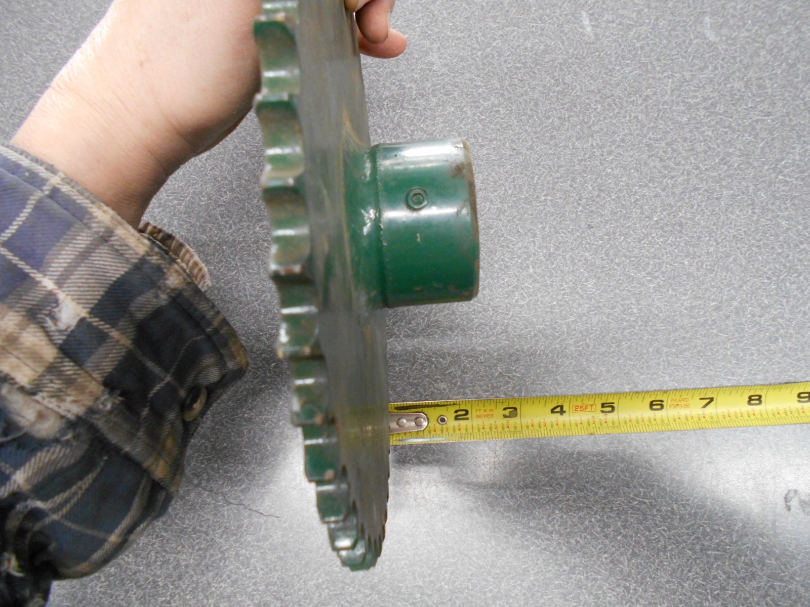 Roller Chain Sprocket: 50B45 , 45 Tooth, 1″ Keyed Bore. Arts-Way. NOS!