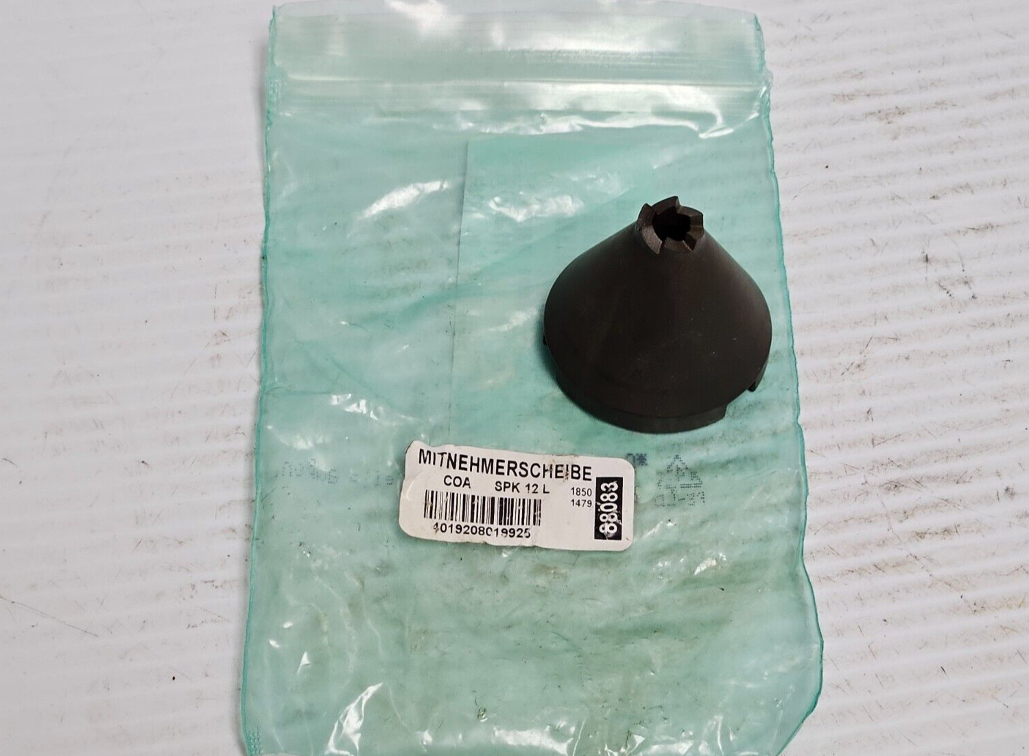 NEW ROHM MITNEHMERSCHEIBE DRIVE CONE FACE DRIVER DISC 88083 COA SPK12L 12L