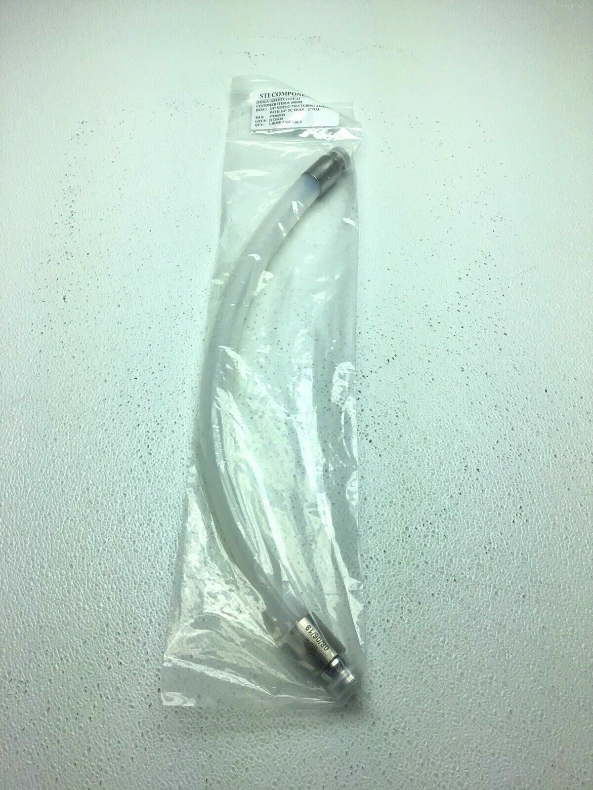 SEALED STI COMPONENTS 3/4″ STHT-C-750-5 TUBING ASSEMBLY /W 3/4″ TC EE/EP 24″-OAL