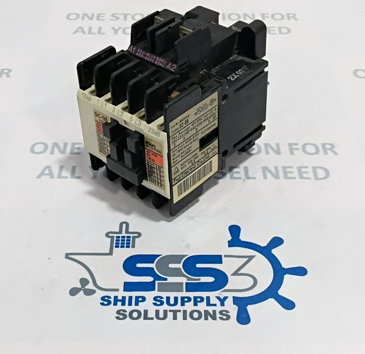 Fuji Electric SC-05 Contactor Coil Voltage 380-400V 50Hz 400-440V 60Hz, 13 Amp.