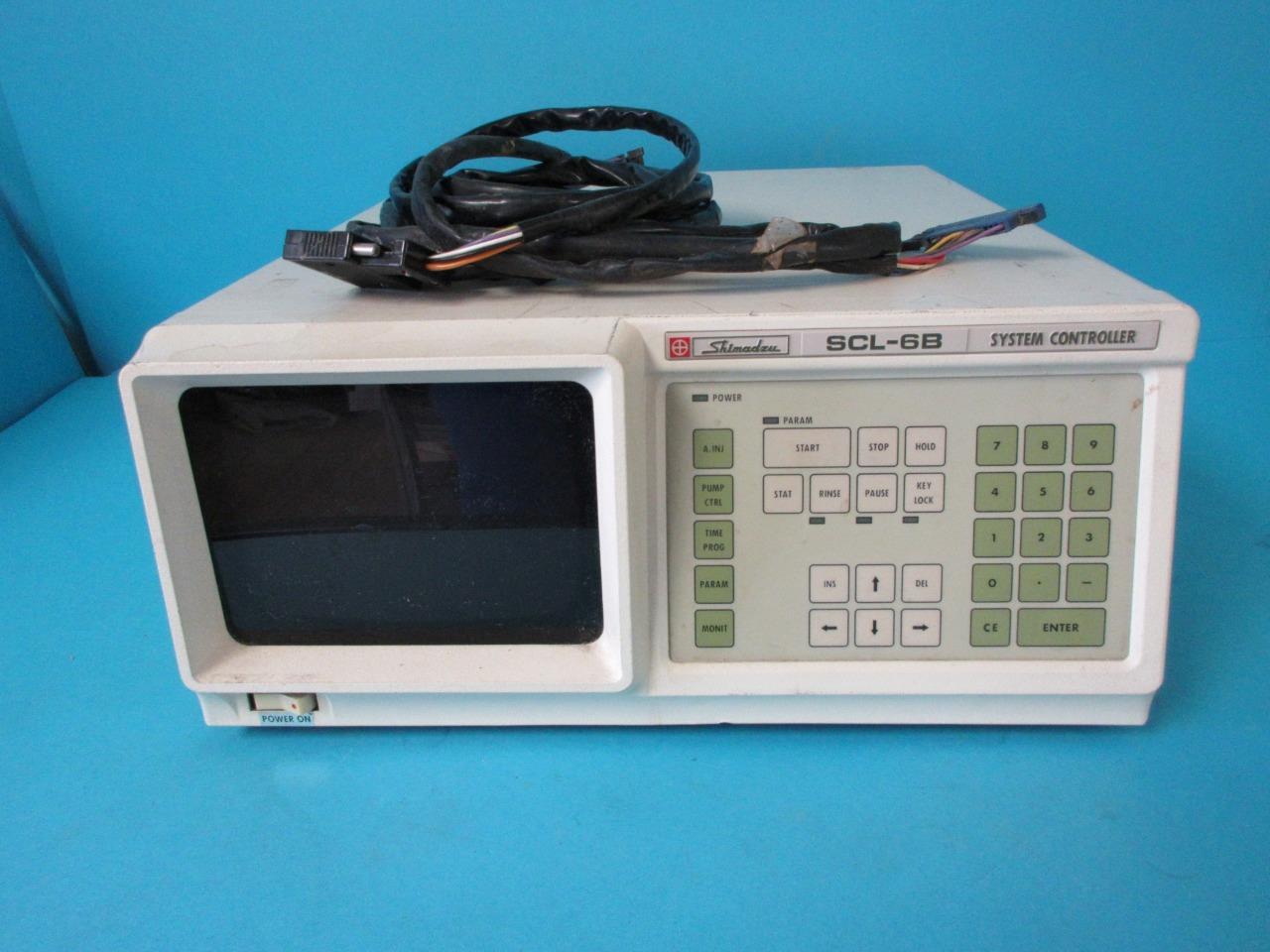 SHIMADZU SCL-6B SYSTEM CONTROL WITH CORD & PC-11L PC-14N PC15N RS232C MODULES