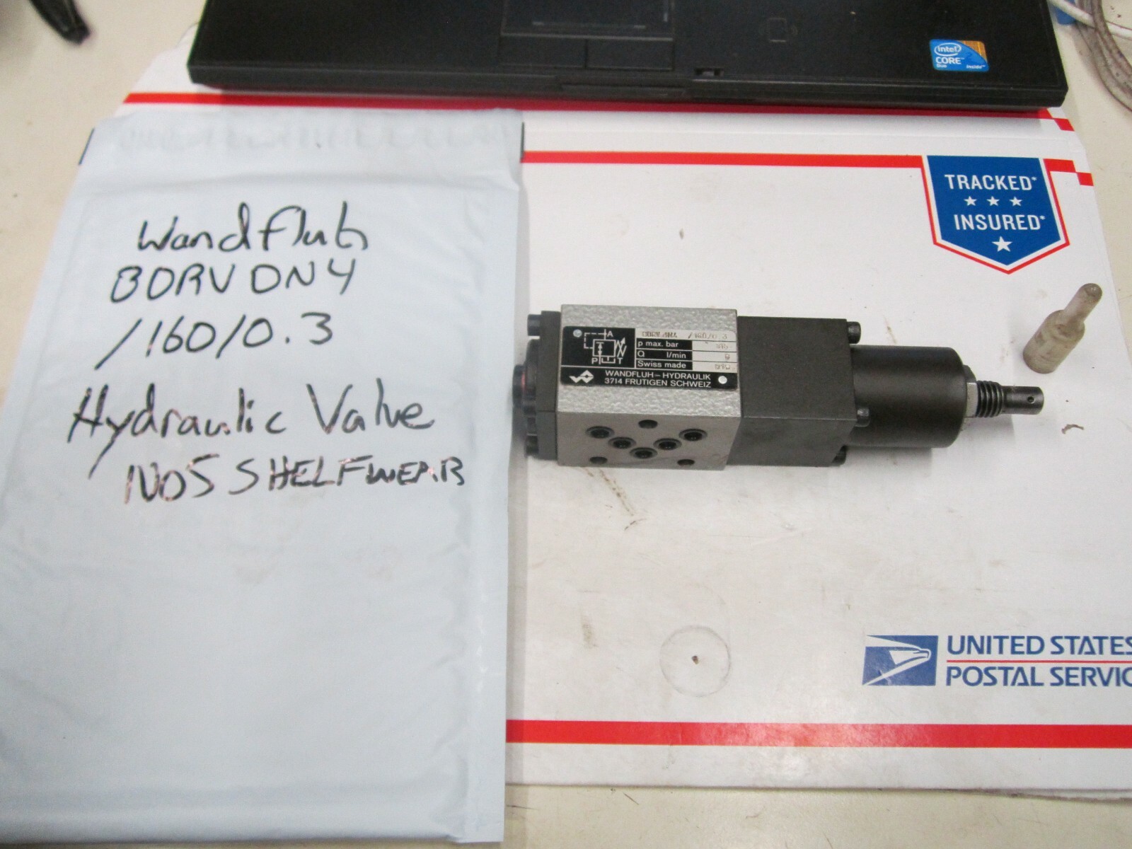 WANDFLUH HYDRAULIK BDRV DN4 /160/0.3 MAX BAR 315 L/MIN 8 NOS SHELF WEAR , G5