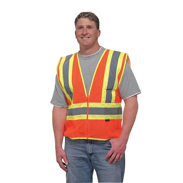 Kishigo Large Class 2 High Visibility Vest, Lime 1056-L Kishigo 1056-L L