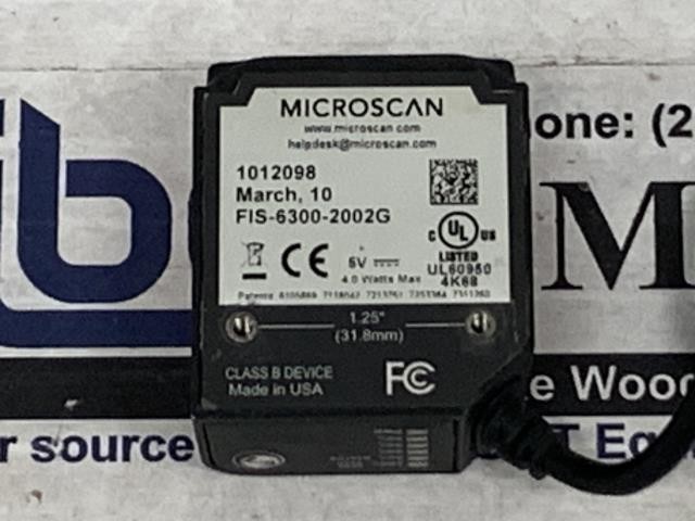 Microscan Mini Barcode Reader – FIS-6300-2002G w/Warranty
