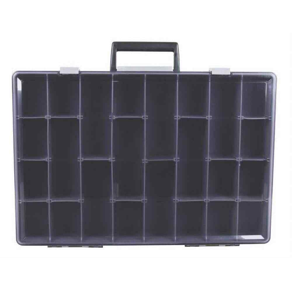 Flambeau 1032-2 Adjustable Compartment Storage Box 18-1/2″ W x 3″ H x 13″ D
