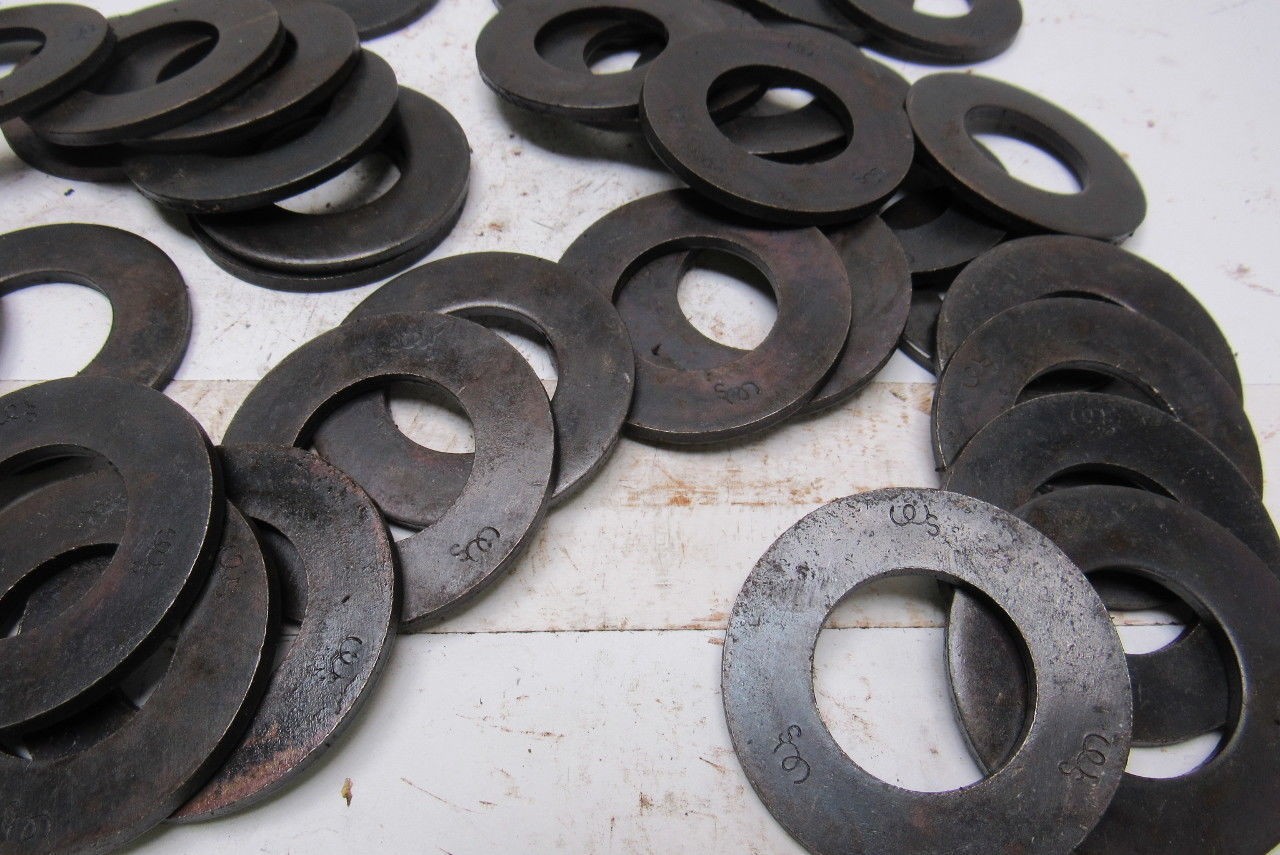 1-1/8″ Black Oxide Structural Flat Washer Steel 0.144 Thick 2.250″ OD Lot of 50