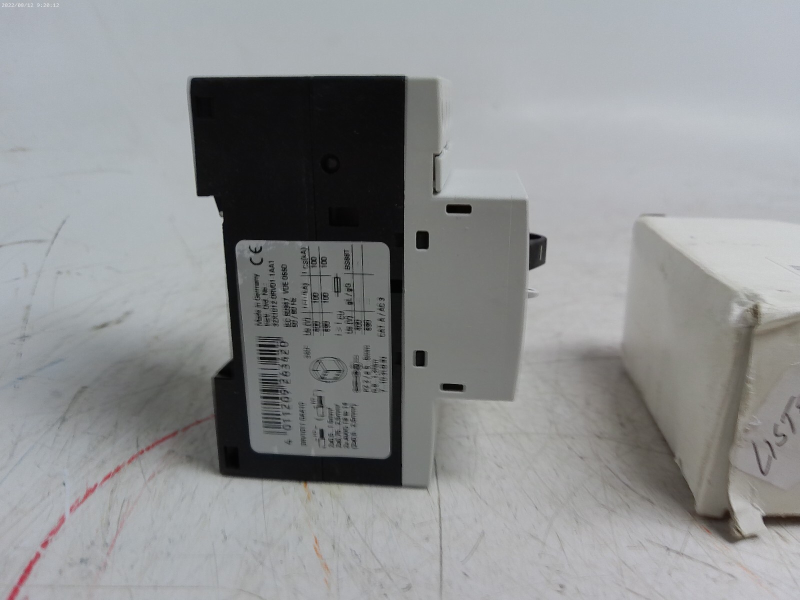 New Siemens 3RV1011-0AA10 Circuit Breaker (.11 to .16 Amp)