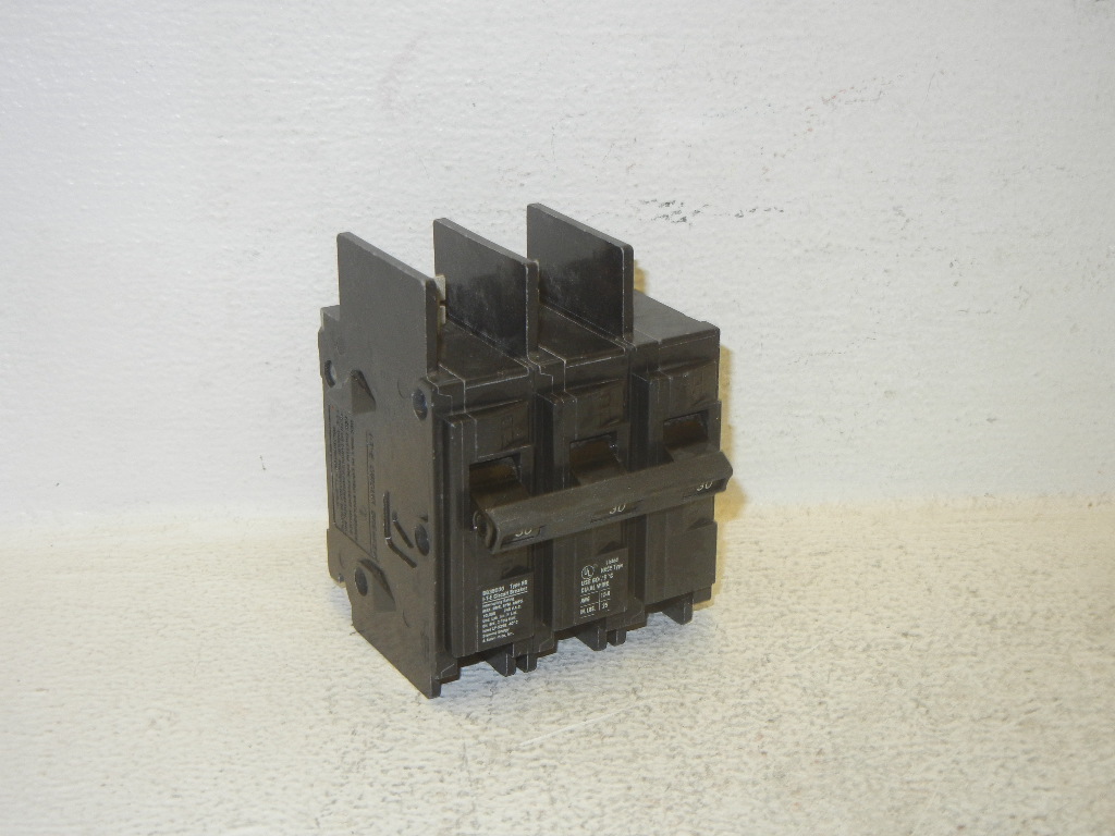 SIEMENS BQ3B030 USED 30A 3 POLE CIRCUIT BREAKER BQ3B030