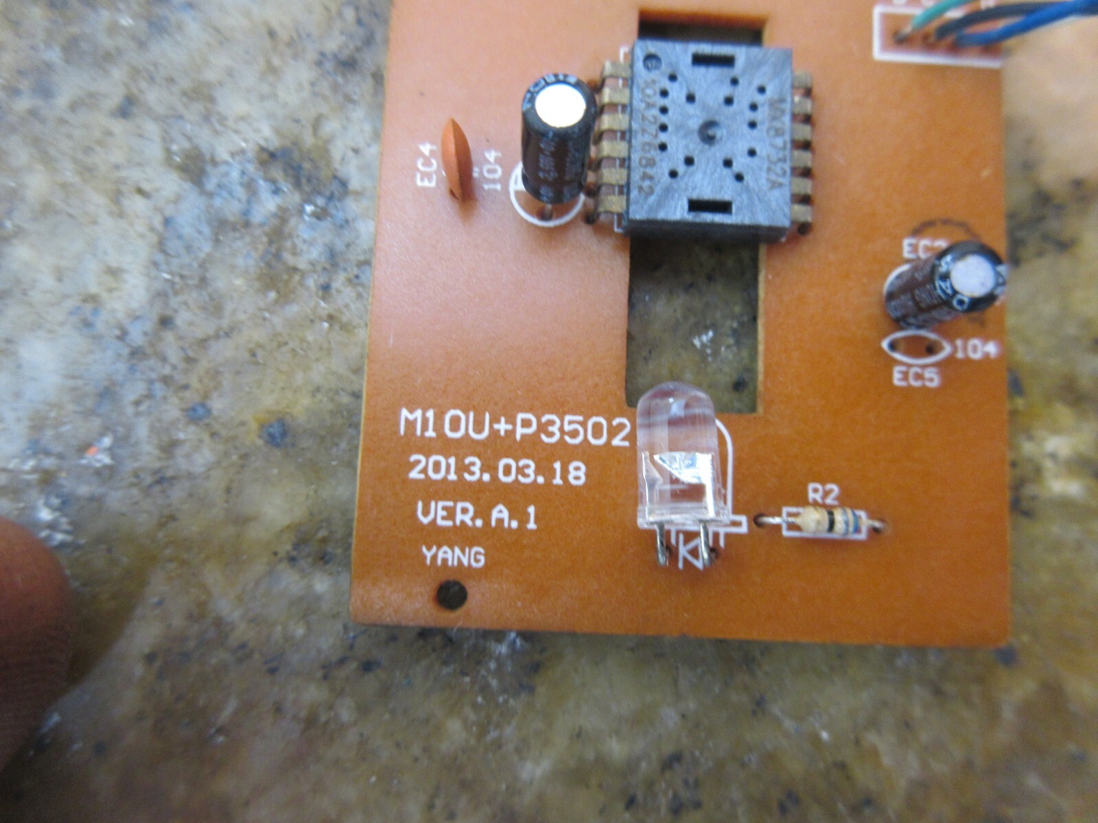YANG BOARD 3502/3401 M1OU+P3502 2013.03.18 VER.A.1 M10 U+P3502 CINCINNATI CNC