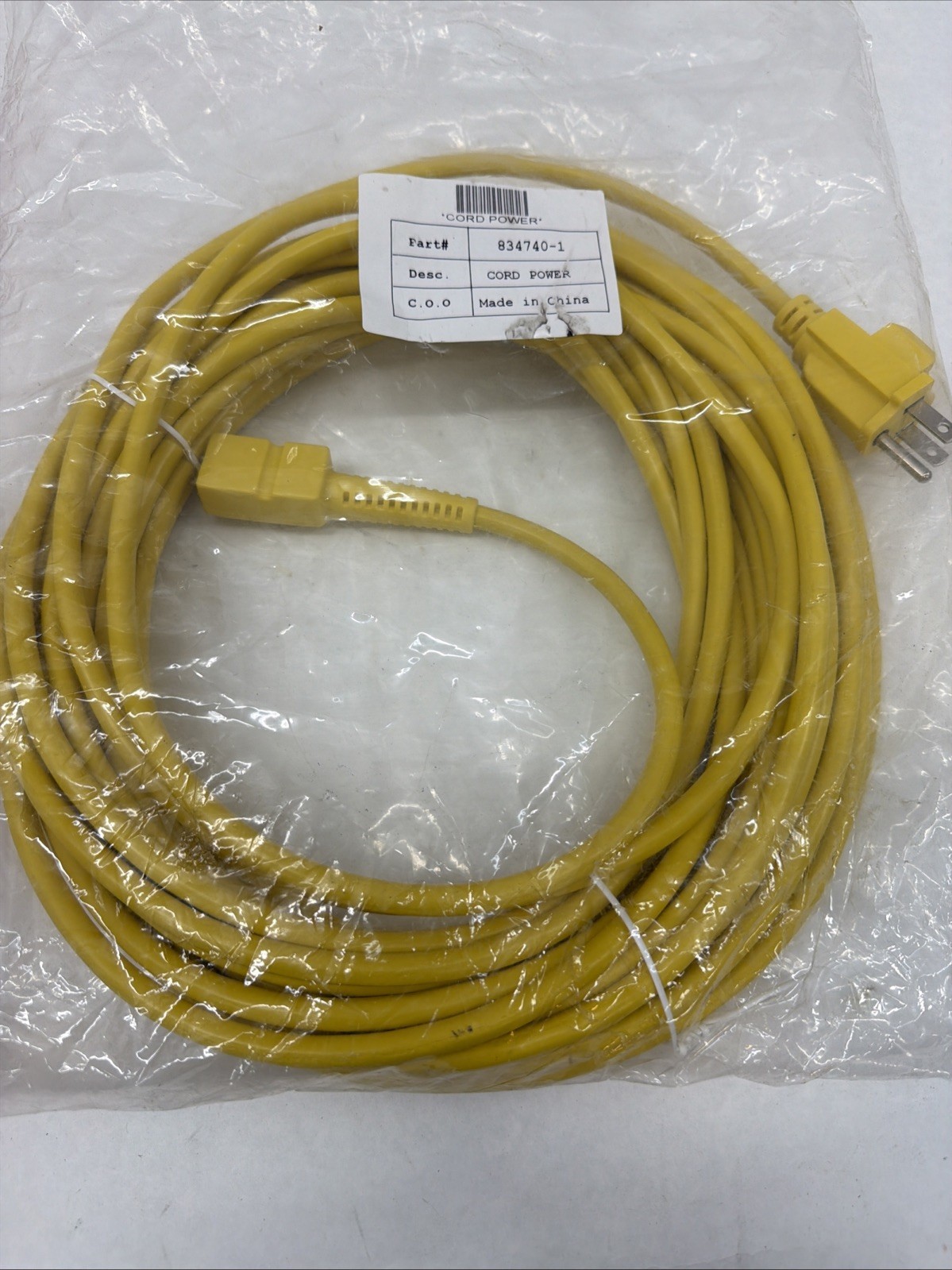 Proteam 834740-1 Power Cord, For Upright Vacuum