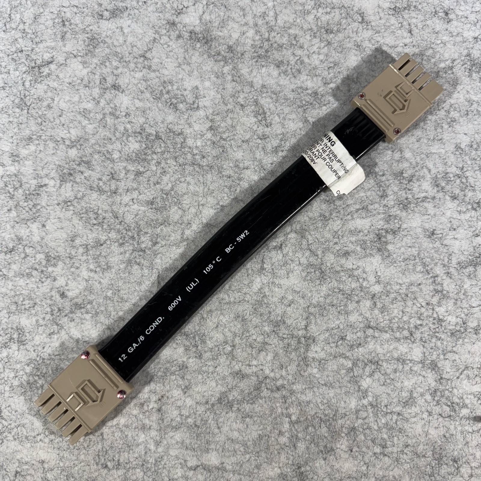 Pent Inc 210013 Cubicle Power Connector 600V 12Ga 6 Wire Electrical Fitting