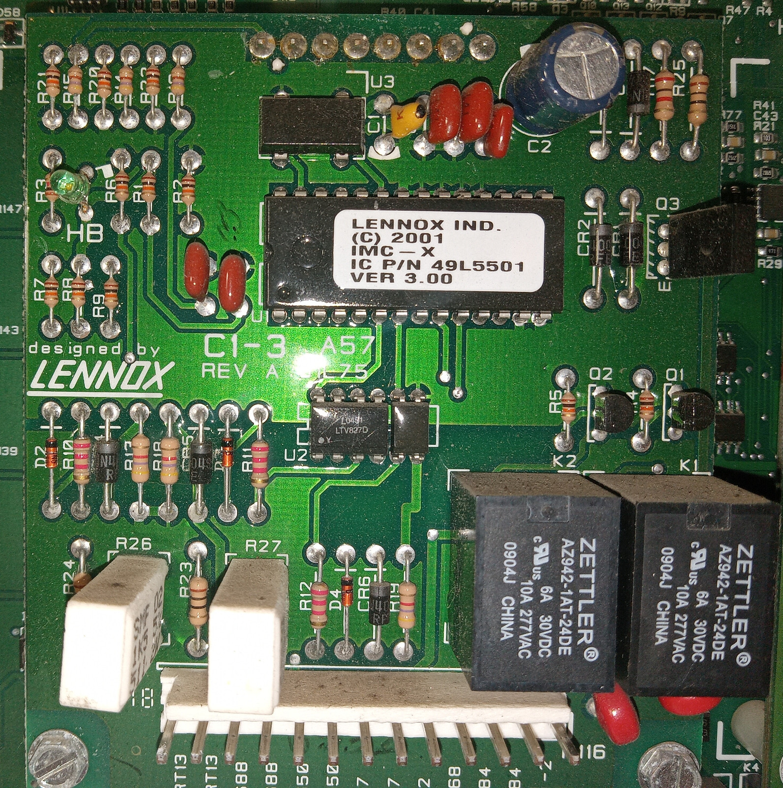 1 USED LENNOX M1-7 70M2101 EM1-1 91J89 C1-3 A57 81L75 RH1-1 11M33 **MAKE OFFER**