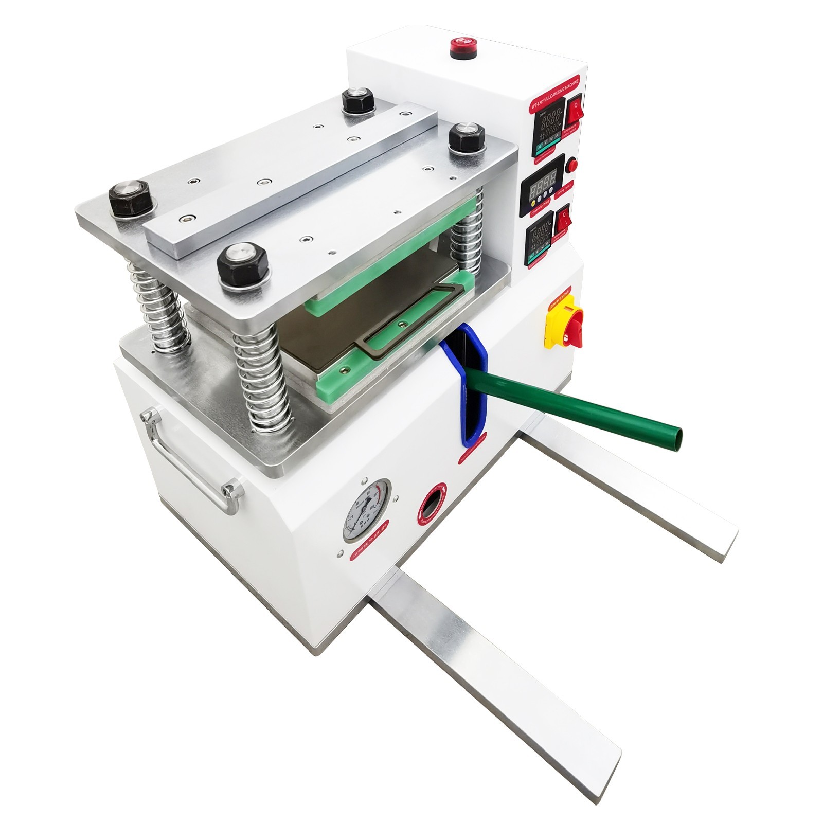 110V 1500W Vulcanizing Machine 50-350℃ Desktop Flat Plate for Rubber Plastic