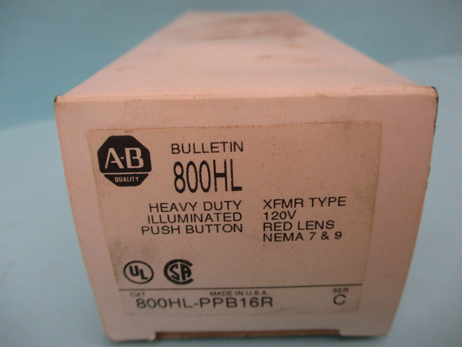 New other Allen-Bradley Push Button 800HL-PPB16 800T-XA Series D A2905DH