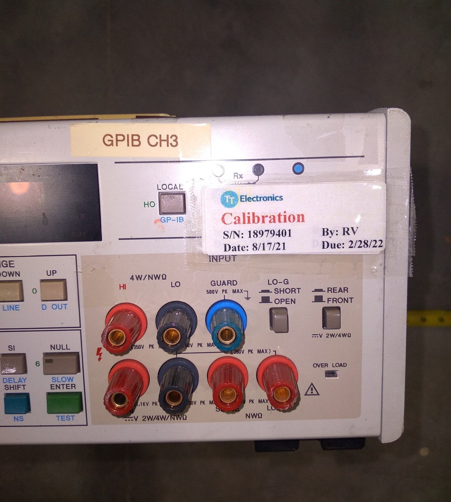 ADVAANTEST R6871E-OHM DIGITAL MULTIMETER
