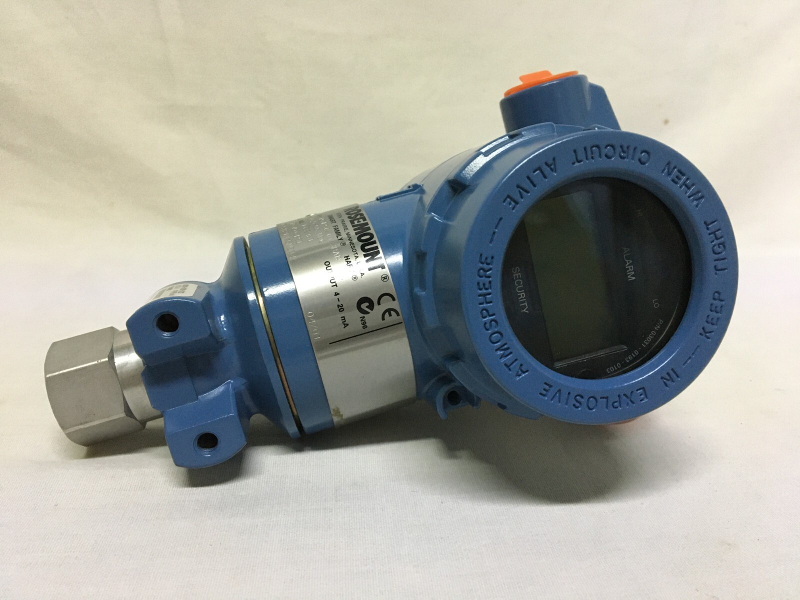 New! Emerson Rosemount 3051TG2A2B21AK5M5Q4 Pressure Transmitter (#20422)