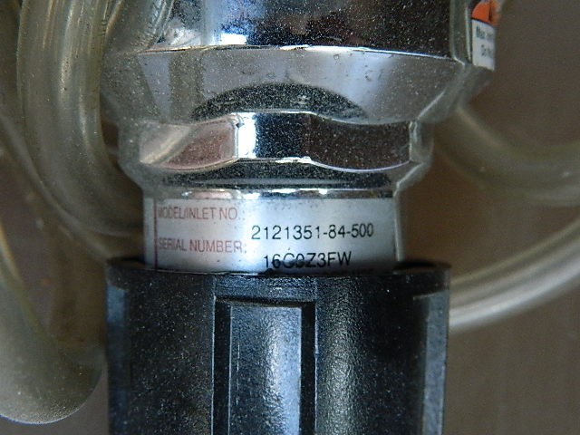 Purity Plus 2121351-84-500 Regulator with Dwyer Flowmeter VFB-65-SSV T27AG