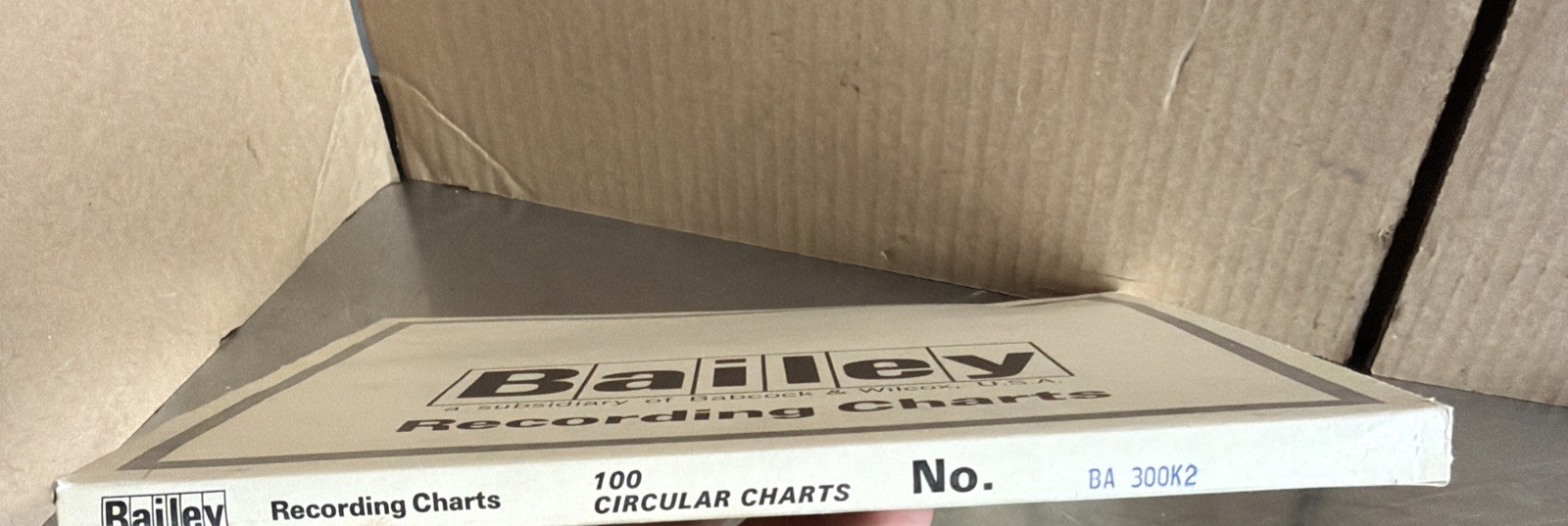 Bailey Graphic Controls BA 300K2 Recording Charts Nos Surplus