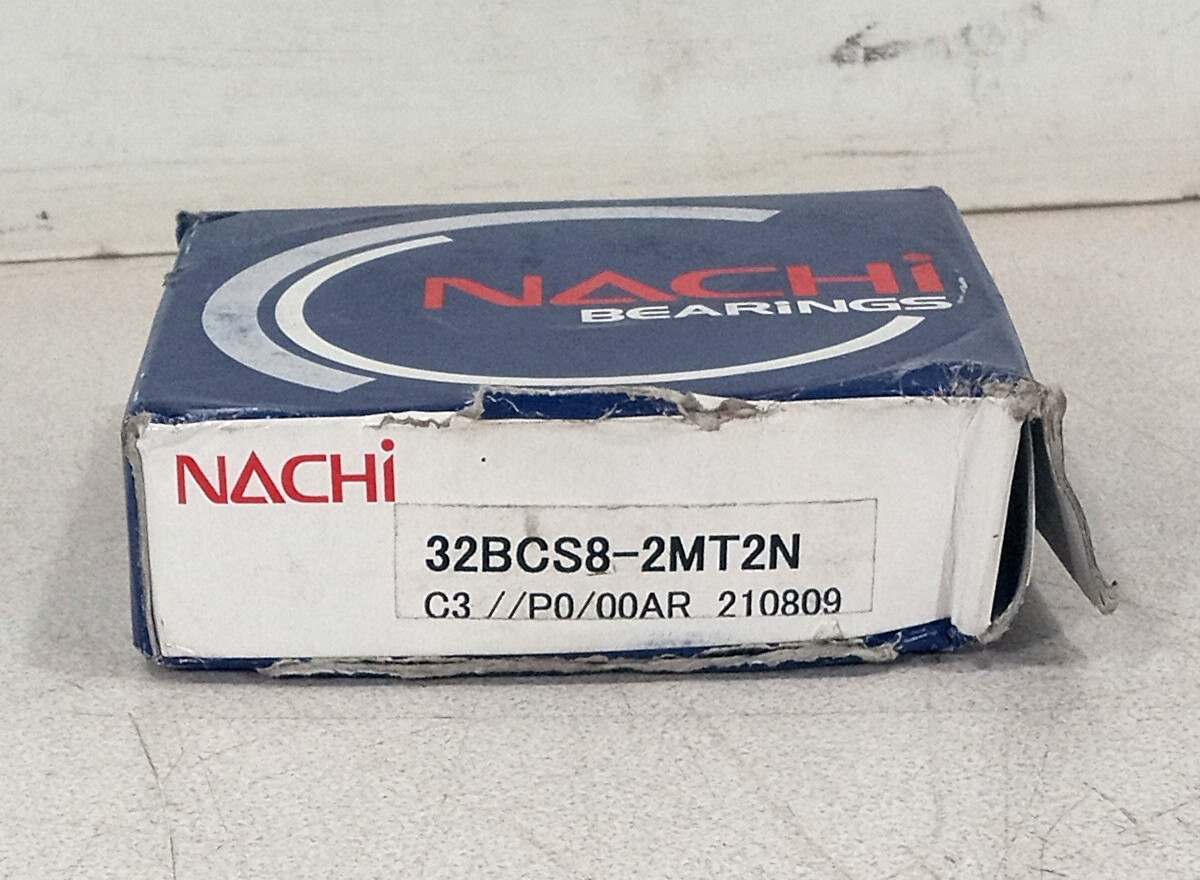 1 NEW NACHI 32BCS8-2MT2N DEEP GROOVE RADIAL BALL BEARING NIB ***MAKE OFFER***
