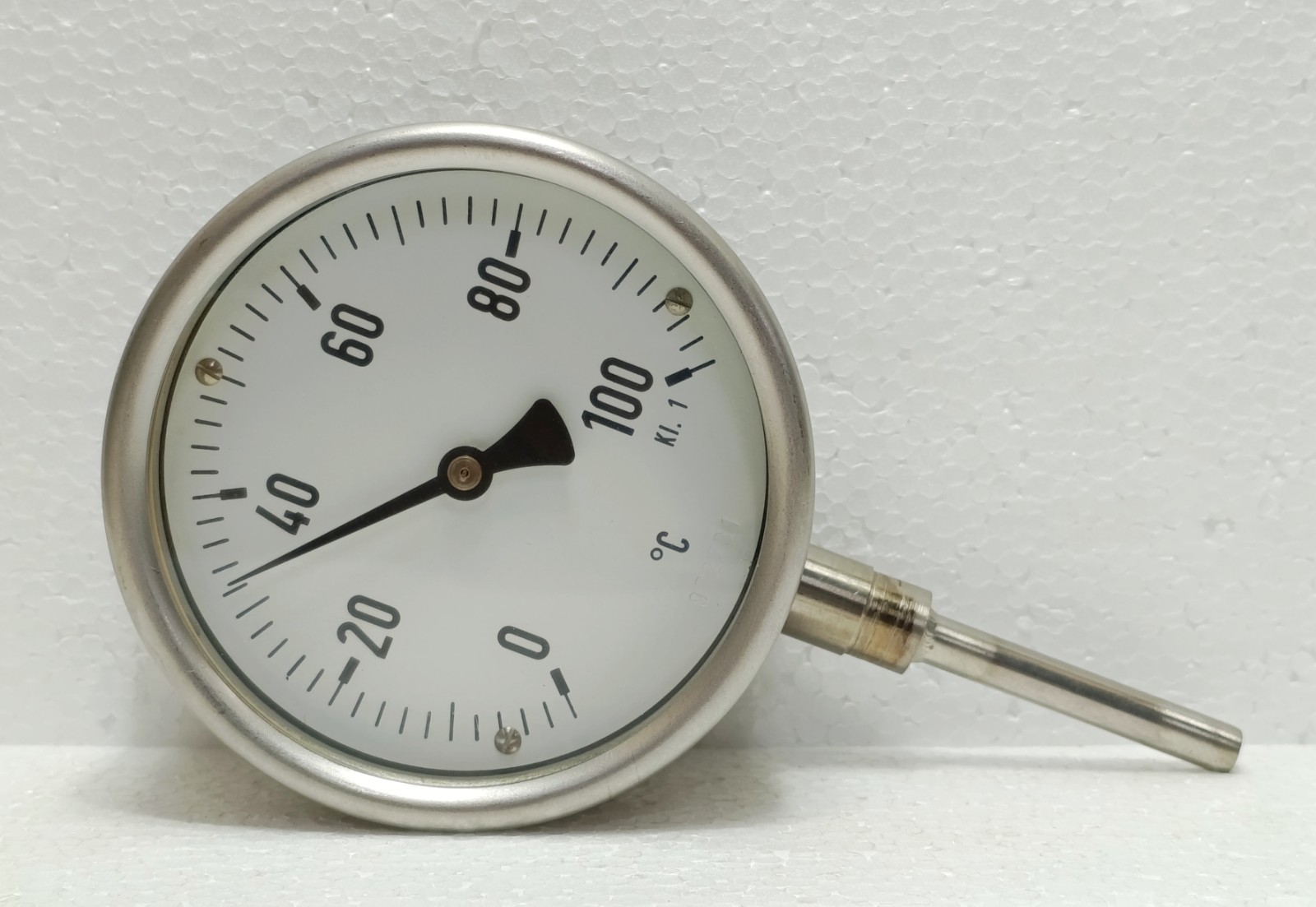NEW Bimetallic Temperature Gauge 0-100C 4″ Dial 1/2″ NPT N2GN2G000400 Marine Ind
