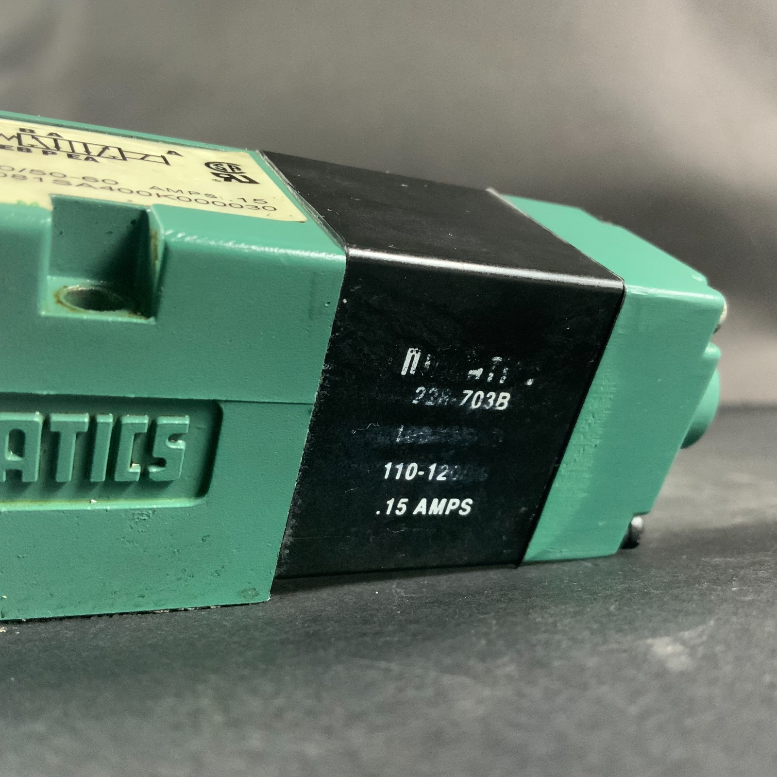 NUMATICS 228-703B / 081SA400K000030 SOLENOID VALVE ($20 OBO)