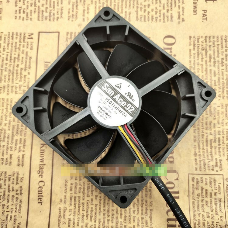 1PC NEW FAN for SANYO 9225 PWM 9cm 9S0912P4F04 12v 0.17A
