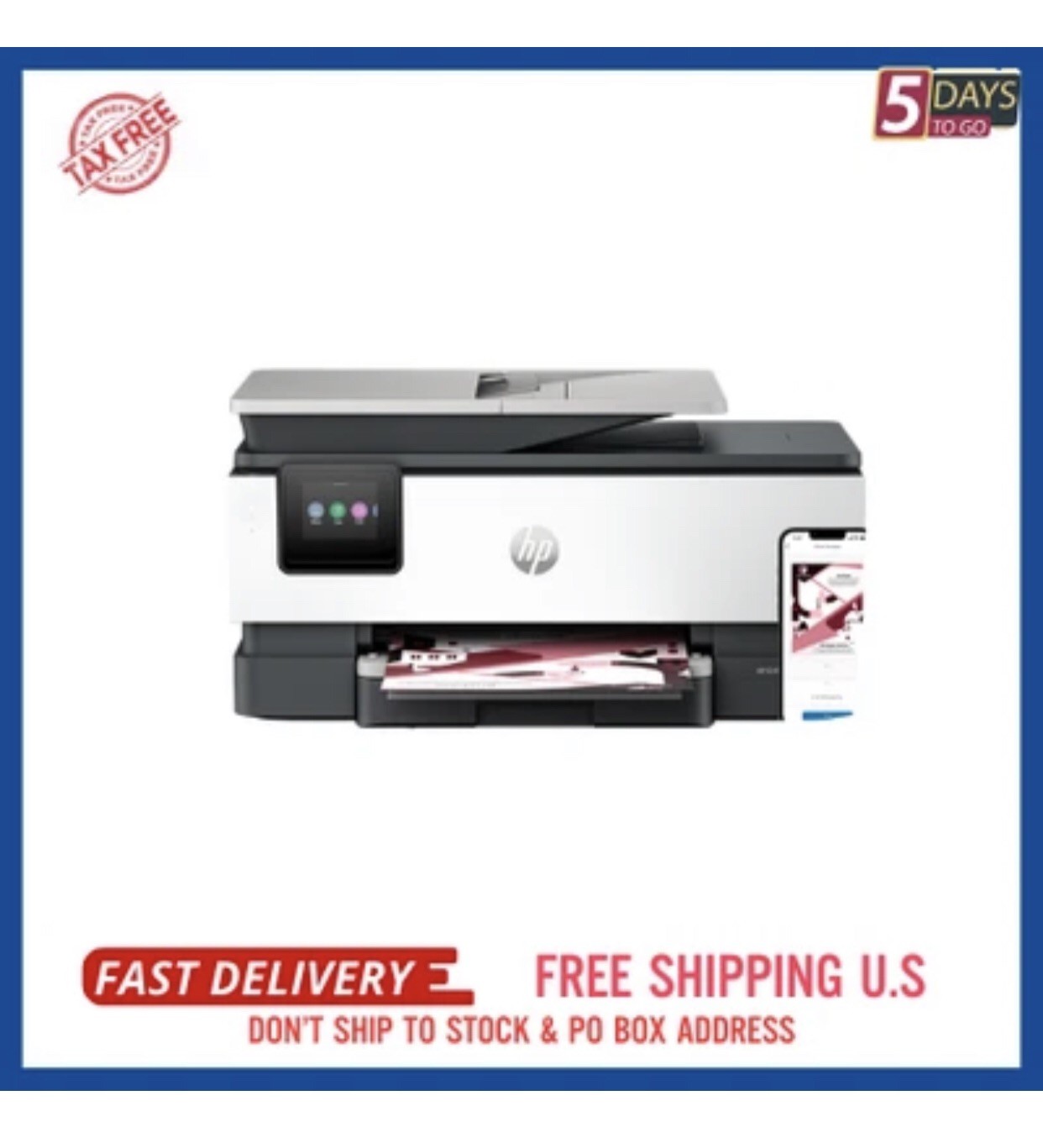 HP OfficeJet Pro 8125e All-in-One Printer with 3 Months