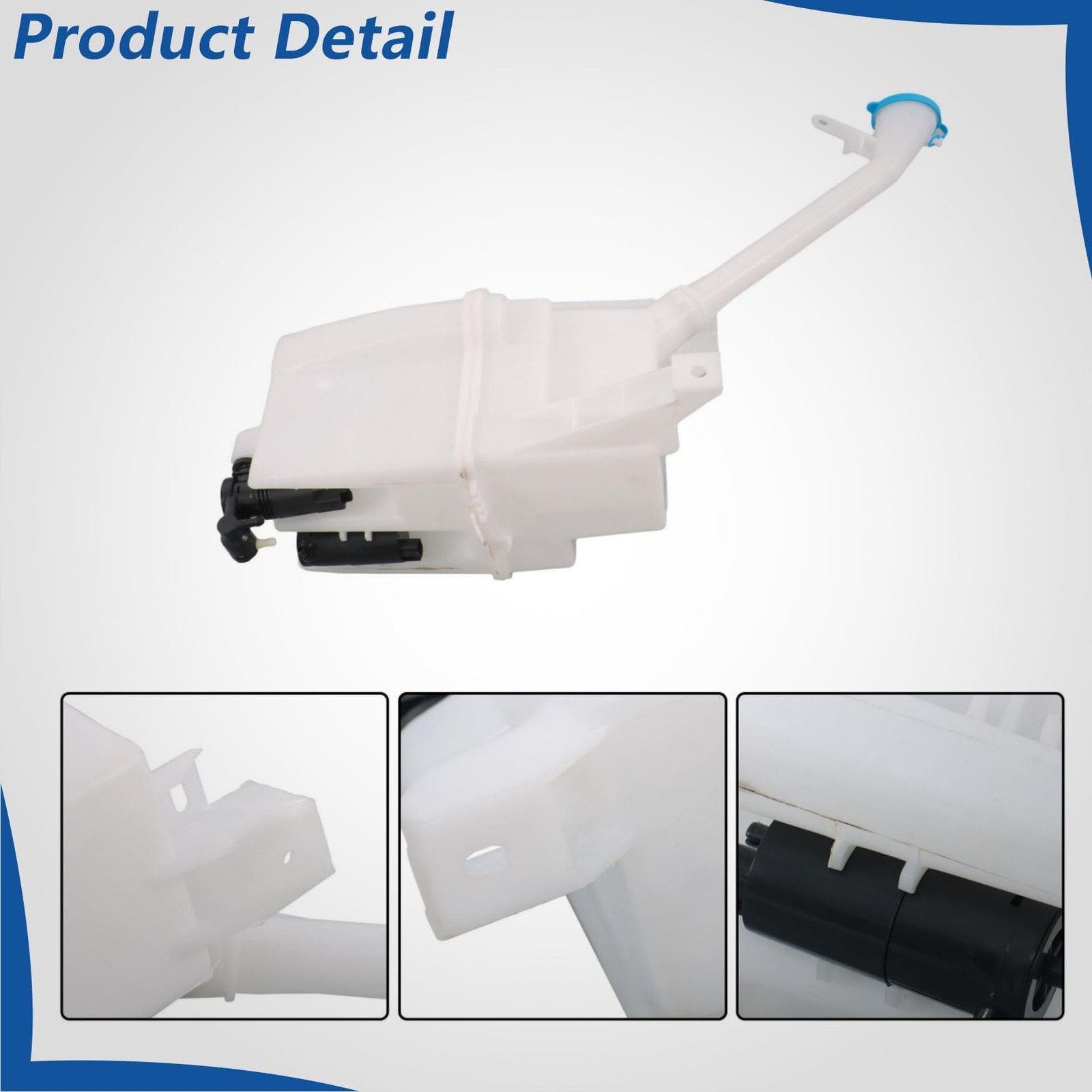 Windshield Washer Fluid Tank White for Rogue 2014-2016 NI1288170