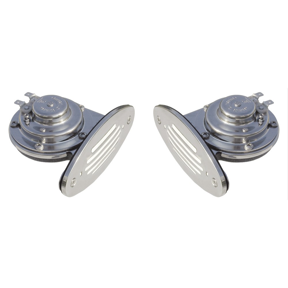 Schmitt Marine Mini Dual Drop-In Horn With Stainless Steel Grills