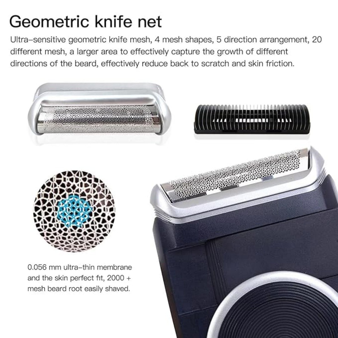 Shaver Head Compatible for Braun PocketGo 370 550 555 570 575 M30 M60 M90