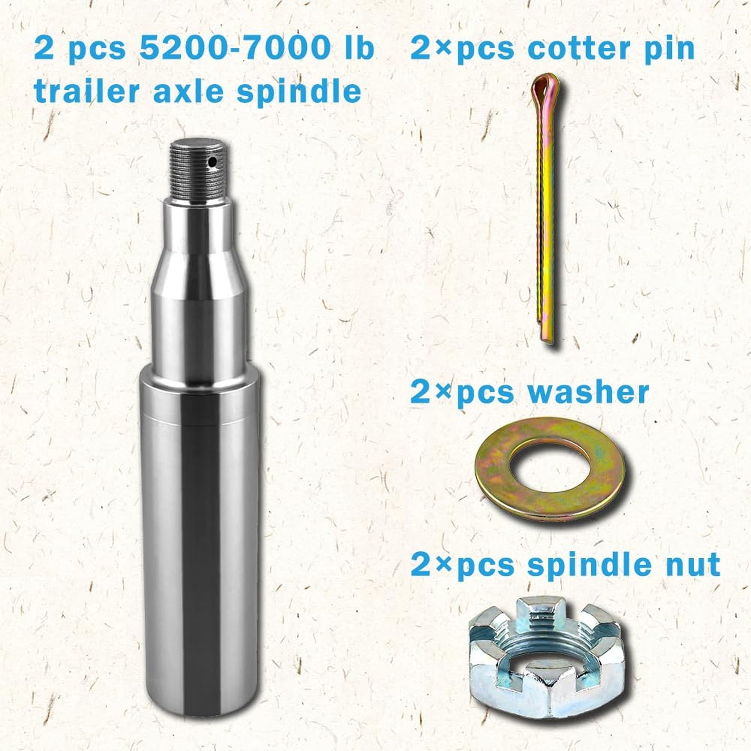 Trailer Idler Hub Kits 6 on 5.5″, 6 Lug Trailer Hub Kits & Round #42 Trailer …