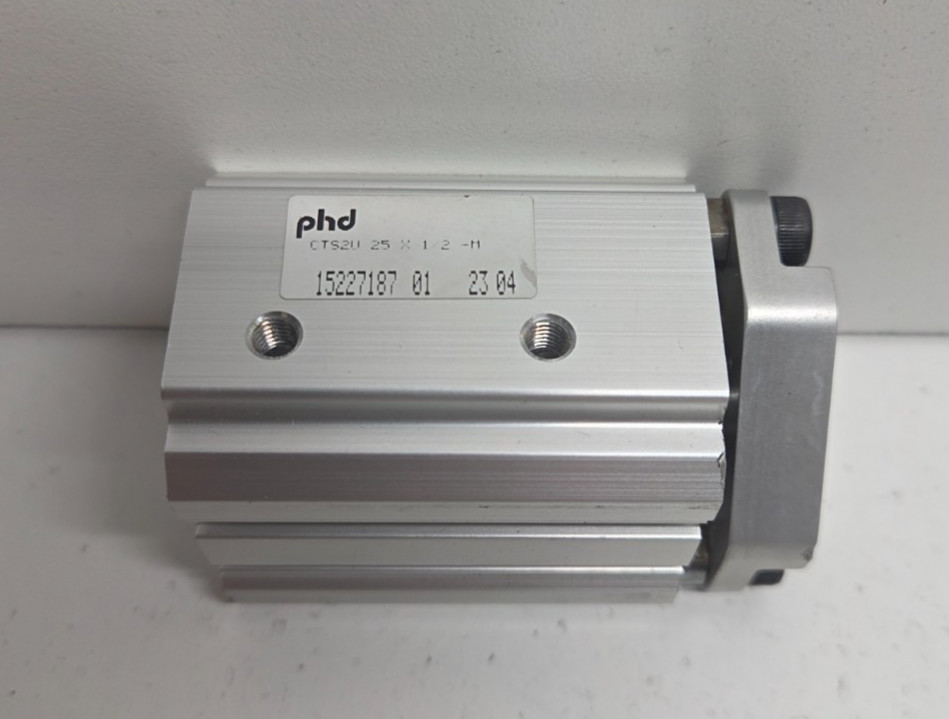 NEW NO BOX! PHD 1/2″ STROKE X 25MM BORE GUIDED CYLINDER 15227187 CTS2U-25X1/2-M