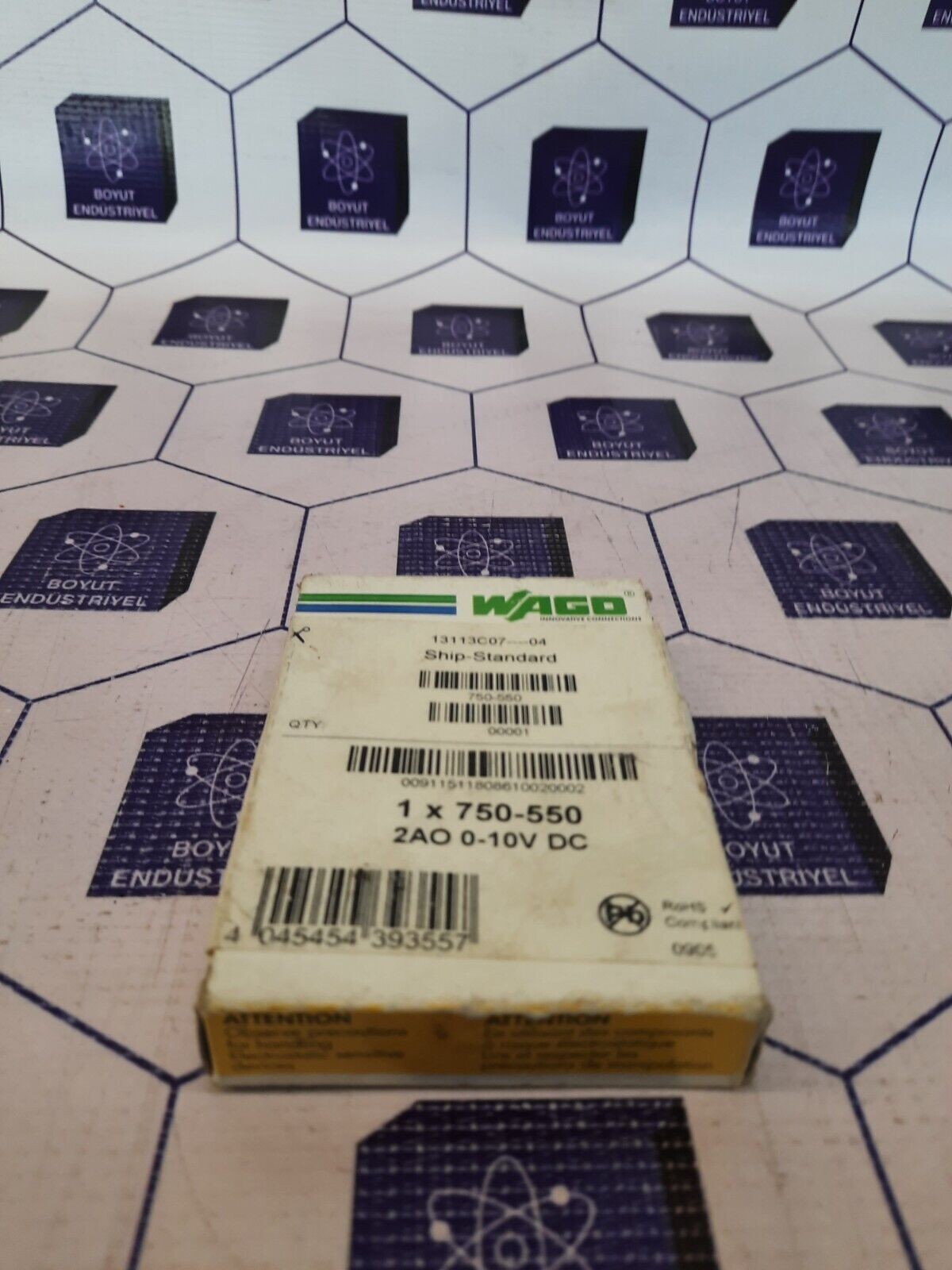 WAGO 750-550 2 Channel Analog Output module Fast Shipping