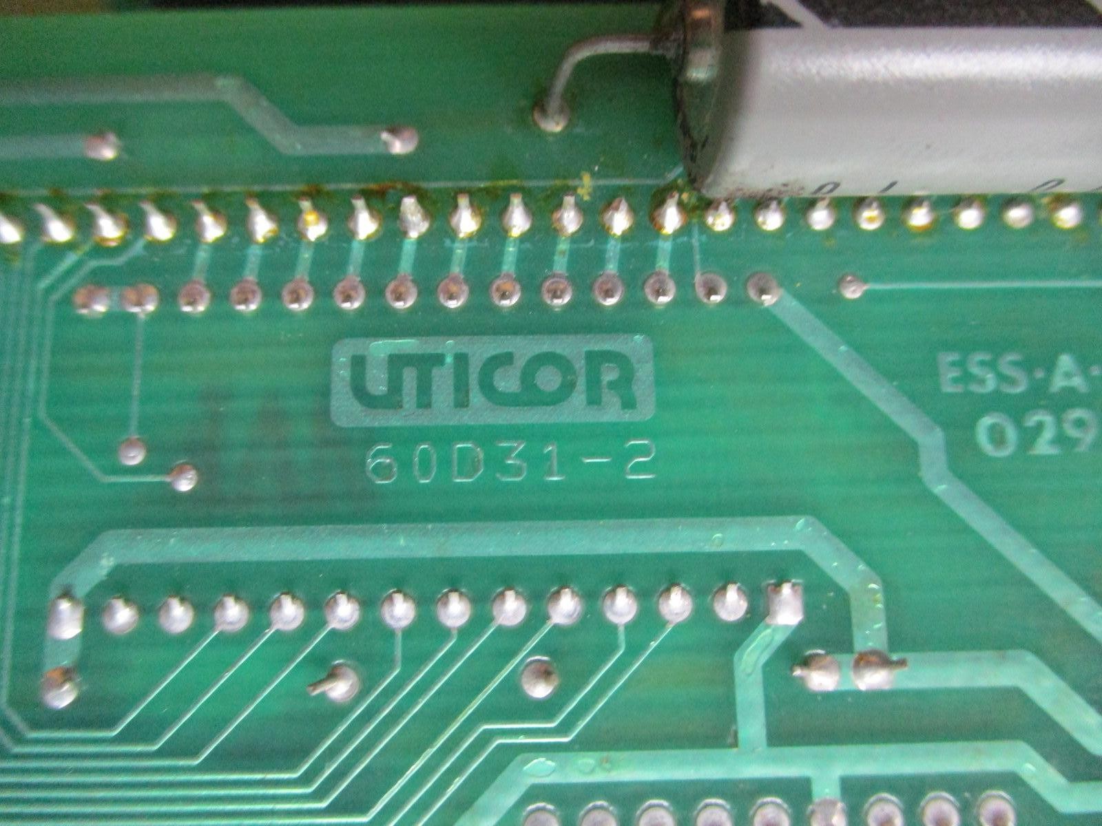 Uticor 60D31-2 60C53-4 Circuit Board Assembly 60D37-1