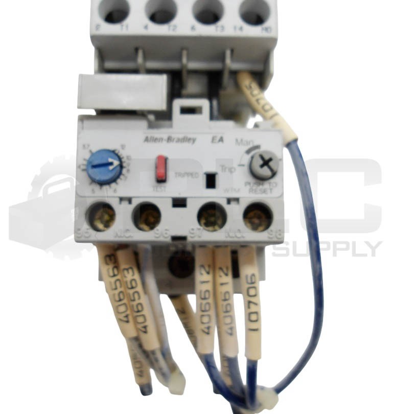 ALLEN BRADLEY 100-C09D*10 /A CONTACTOR W/ 193-EA2FB /B OVERLOAD RELAY