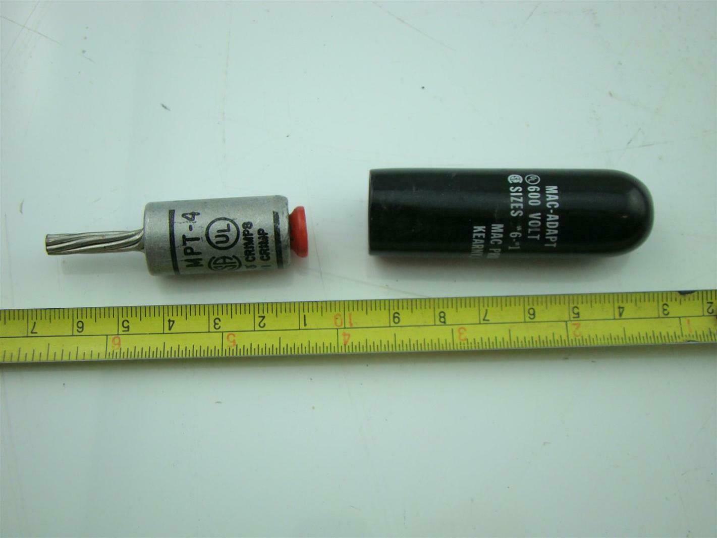 MAC-ADAPT PIGTAIL ADAPTOR MPT-4 #1-AL INDEX-BG CODE-52 600 VOLT