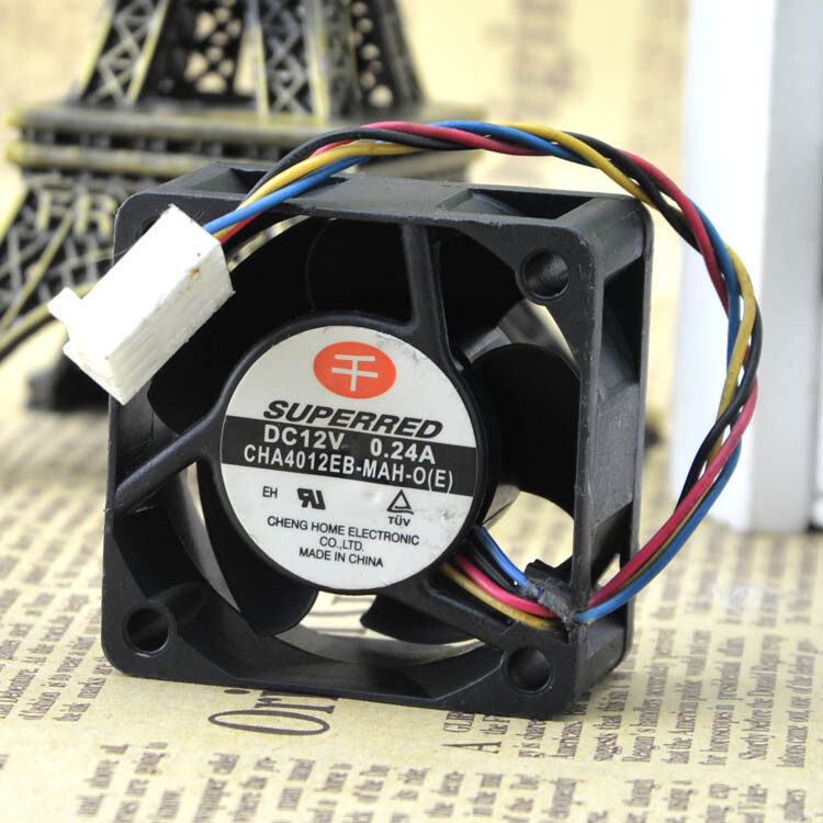 1PC NEW FOR SUPERRED 4020 12V 0.24A CHA4012EB-MAH-O(E) FAN