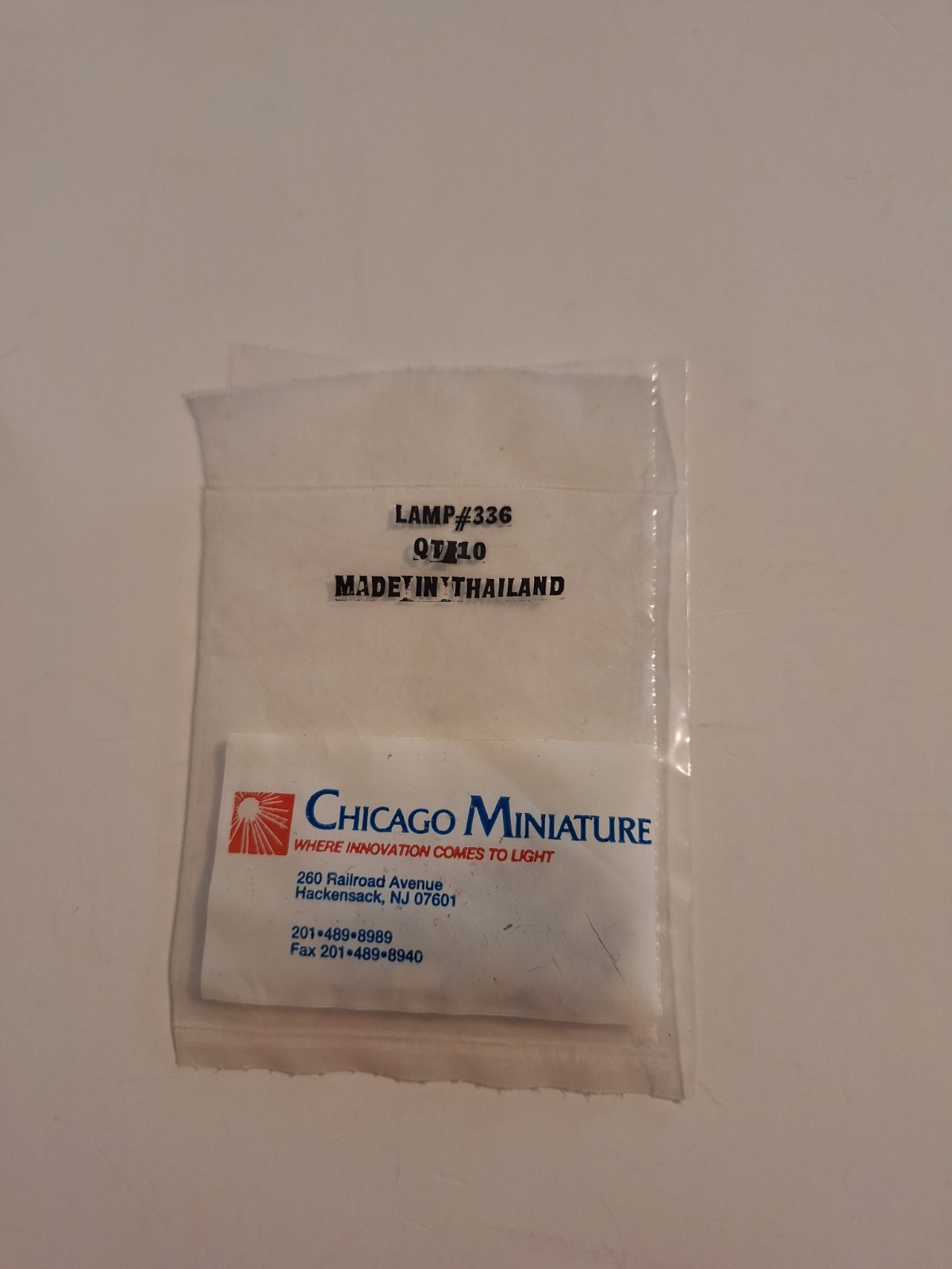 NEW Chicago Miniature Lamps #336 1 pkg of 10 Chicago Miniature