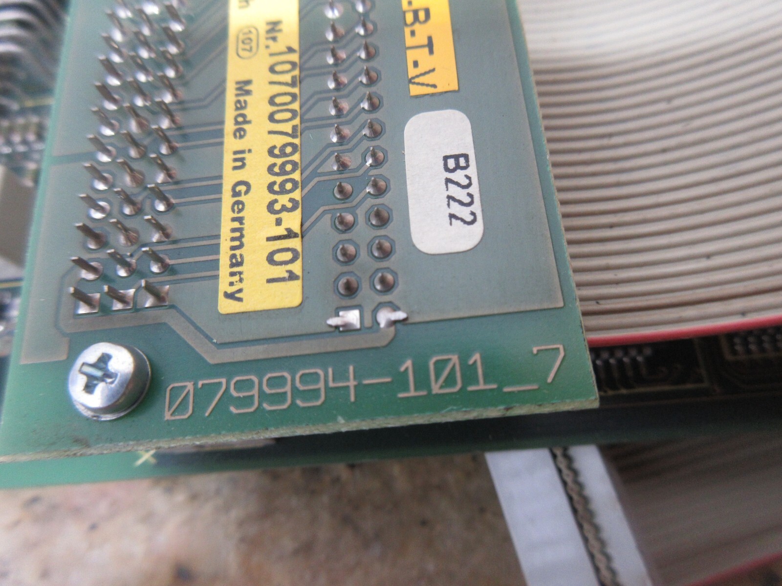 BOSCH BOARD 078804-1027 079994-101_7 2800-I-C-B-T-V 1070079999-102 EACH 1