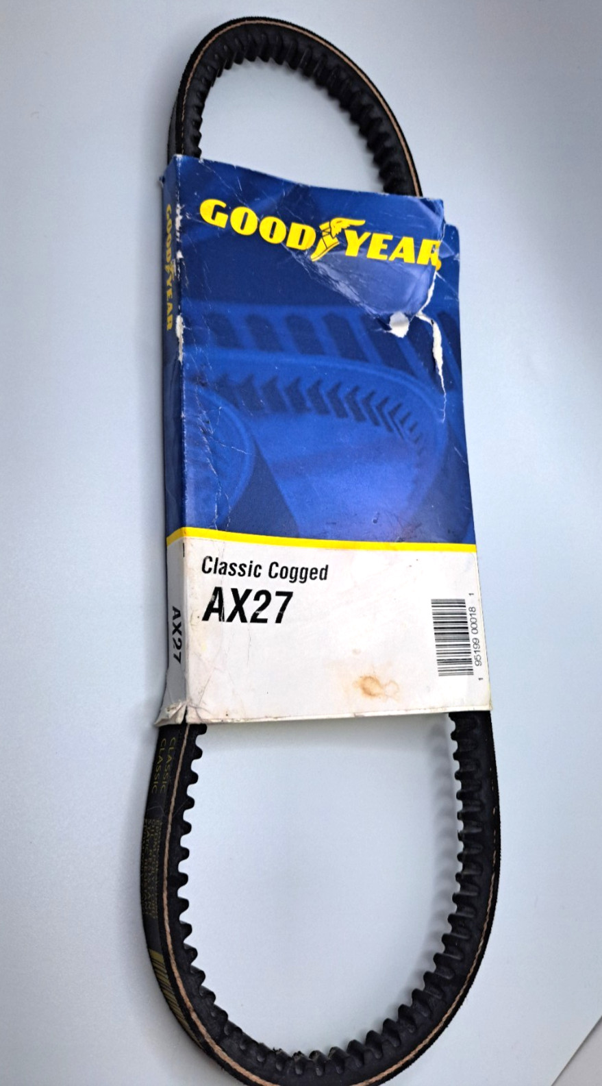 AX27 Goodyear Classic Cogged V-Belt 29″ Effective Length