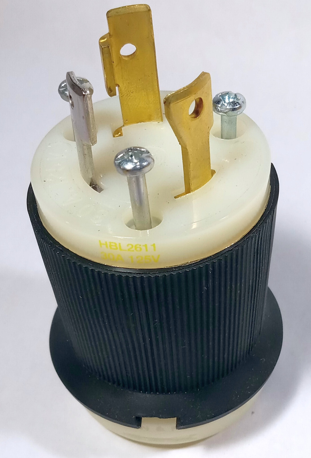 1 NEW HUBBELL HBL22611 30A 125V 2P3W TWIST LOCK PLUG NIB ***MAKE OFFER***