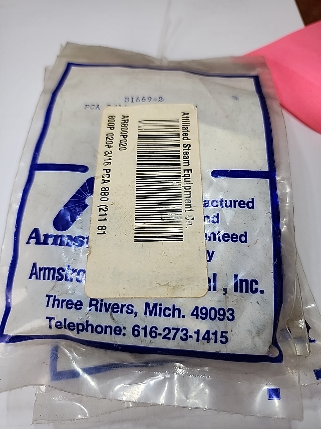 Lot of 2 – Armstrong 3/16″ Mech Less Bracket Kit 70PSI Max / P3