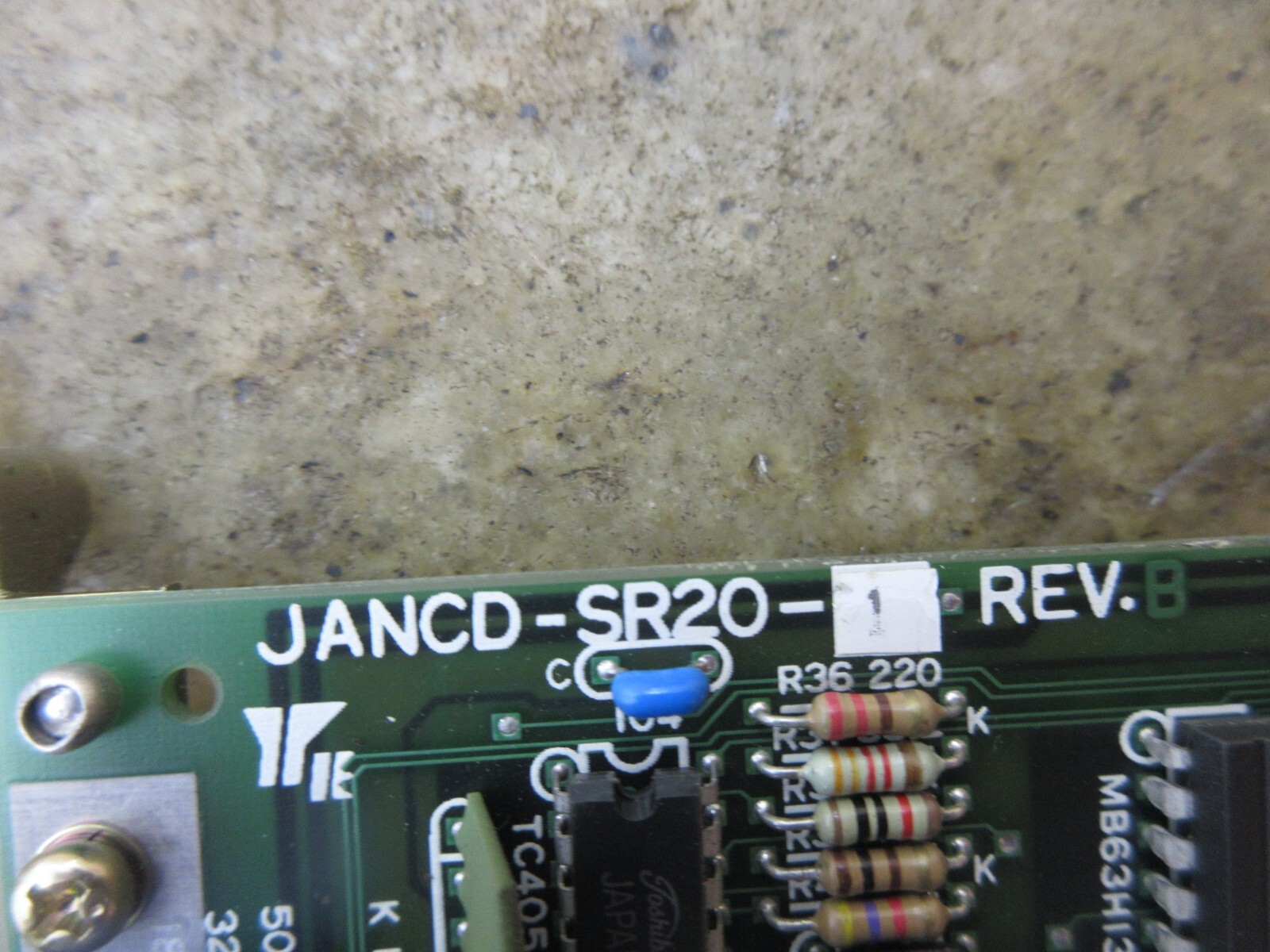 YASKAWA SR20 JANCD-SR20-1 DF8202439 1986 MATSUURA MC-510V