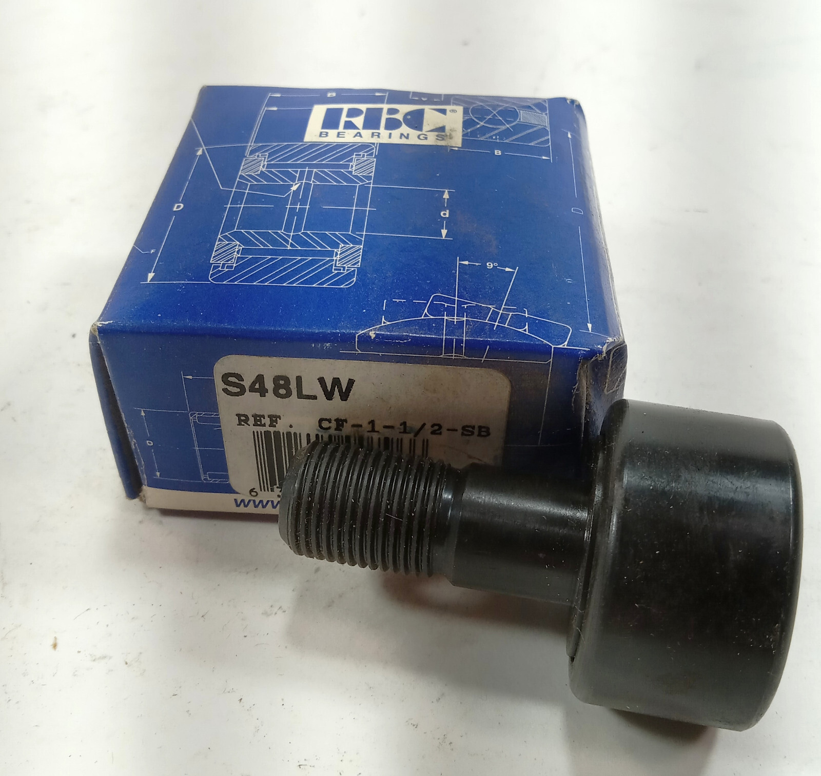 1 NEW RBC S48LW CF-1-1/2-SB CAM FOLLOWER NIB ***MAKE OFFER***