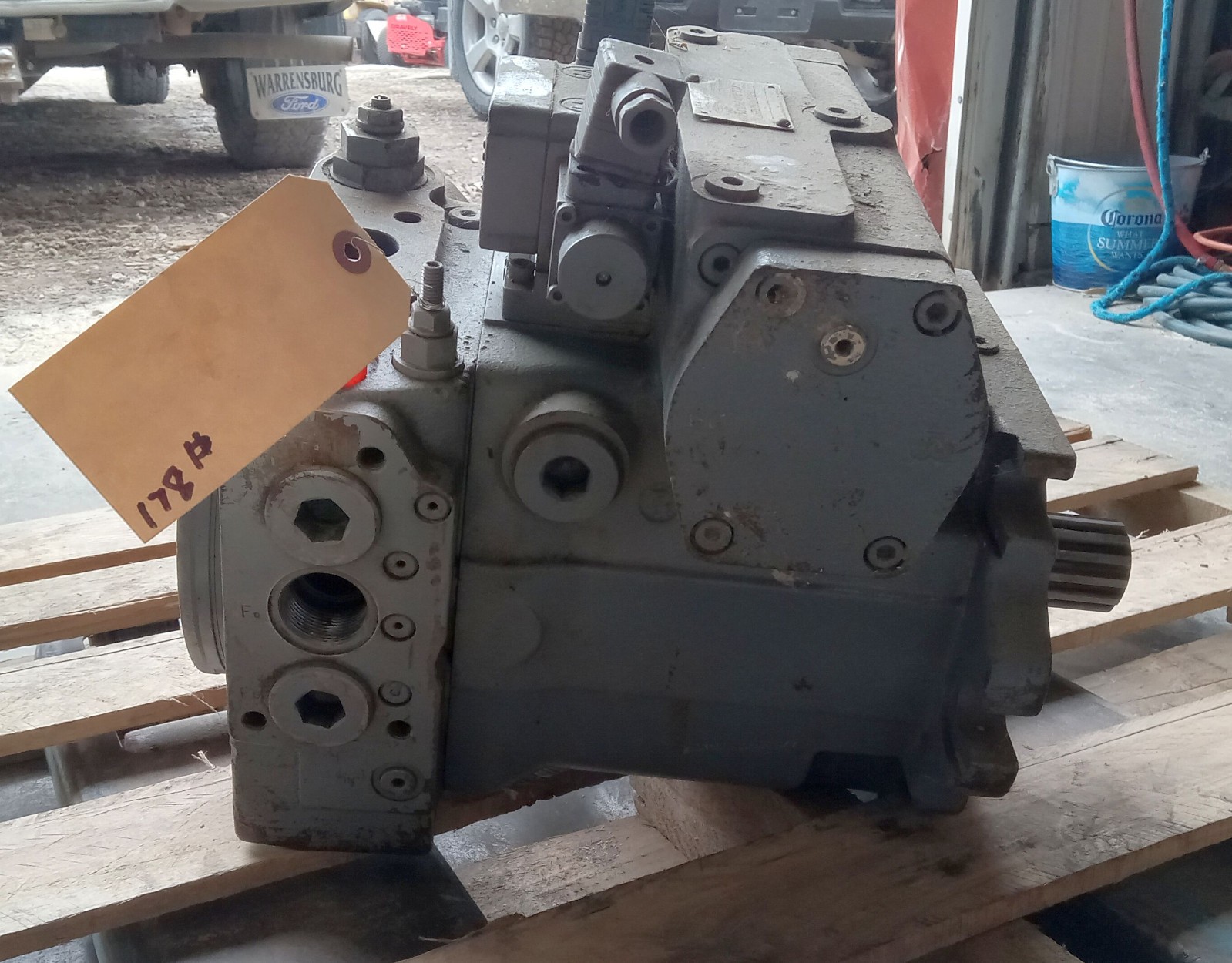1 USED ETS AA4VG125EP2DT1/32RNSF52F011DH HYDRAULIC PUMP UNIT ***MAKE OFFER***